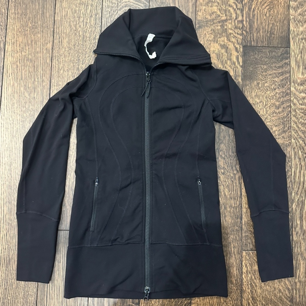 lululemon athletica Black zip up with collar